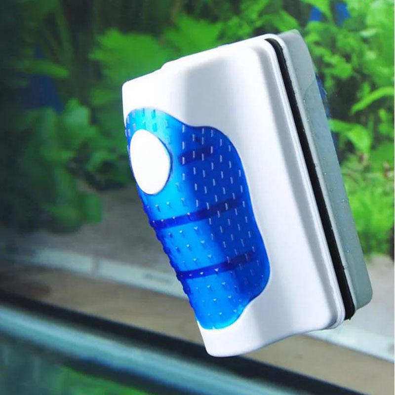Marine Aquarium Glass Scraper - Magnetic Aquarium Fish Tank Brushes Floating