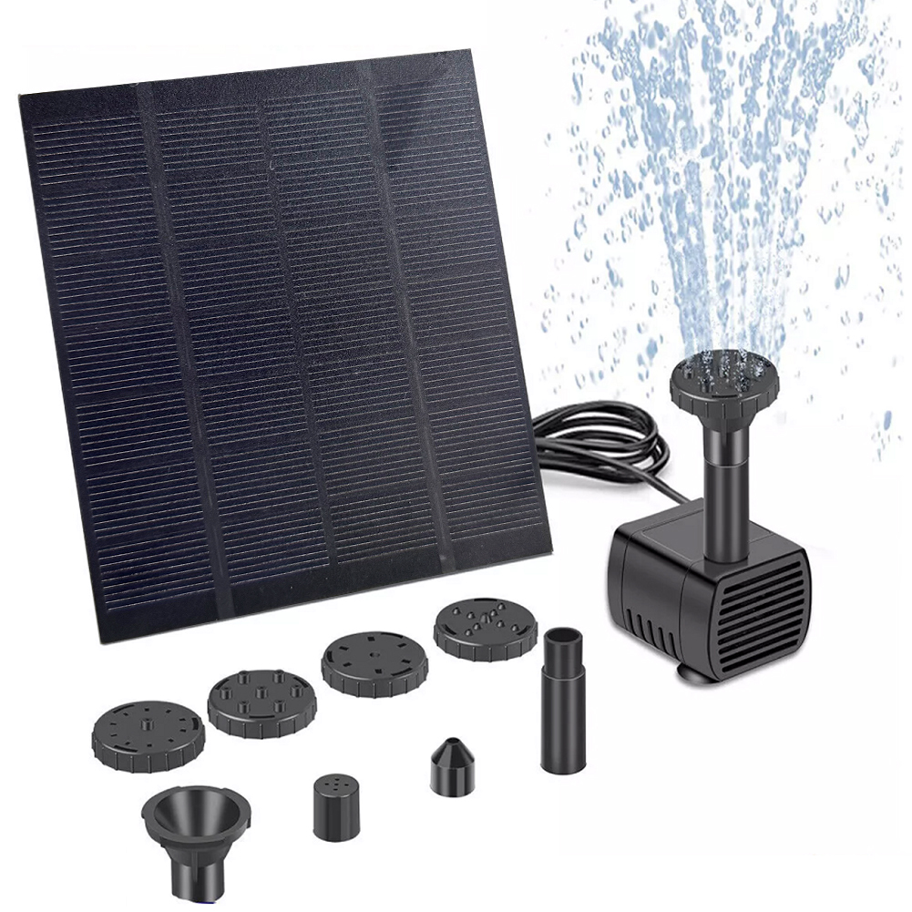 Marine Aquarium Equipment - Solar Water Fountain Pump with Nozzles