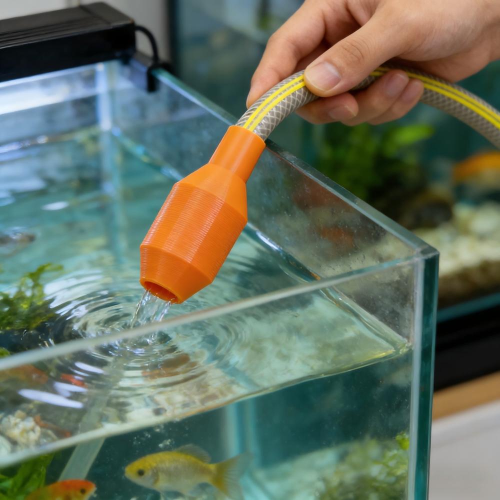 Marine Aquarium Equipment - Reusable Self-Priming Siphon Pump Mini Siphon