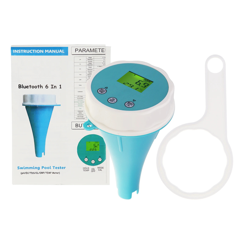 Bluetooth 6-in-1 Smart Chlorin - Marine Aquarium Water Analyzer บทวิจารณ์และราคา