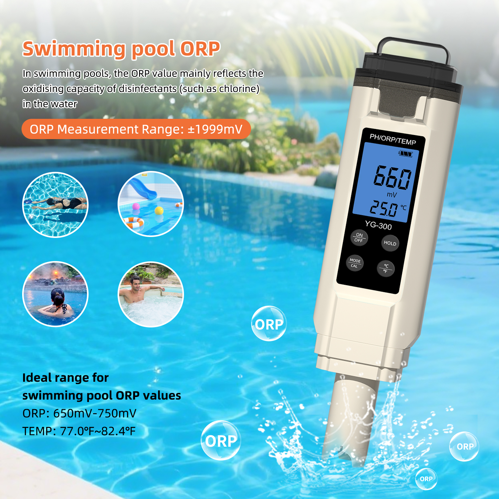 Yieryi Digital 3 in 1 PH/ORP/T - Marine Aquarium Water Analyzer บทวิจารณ์และราคา