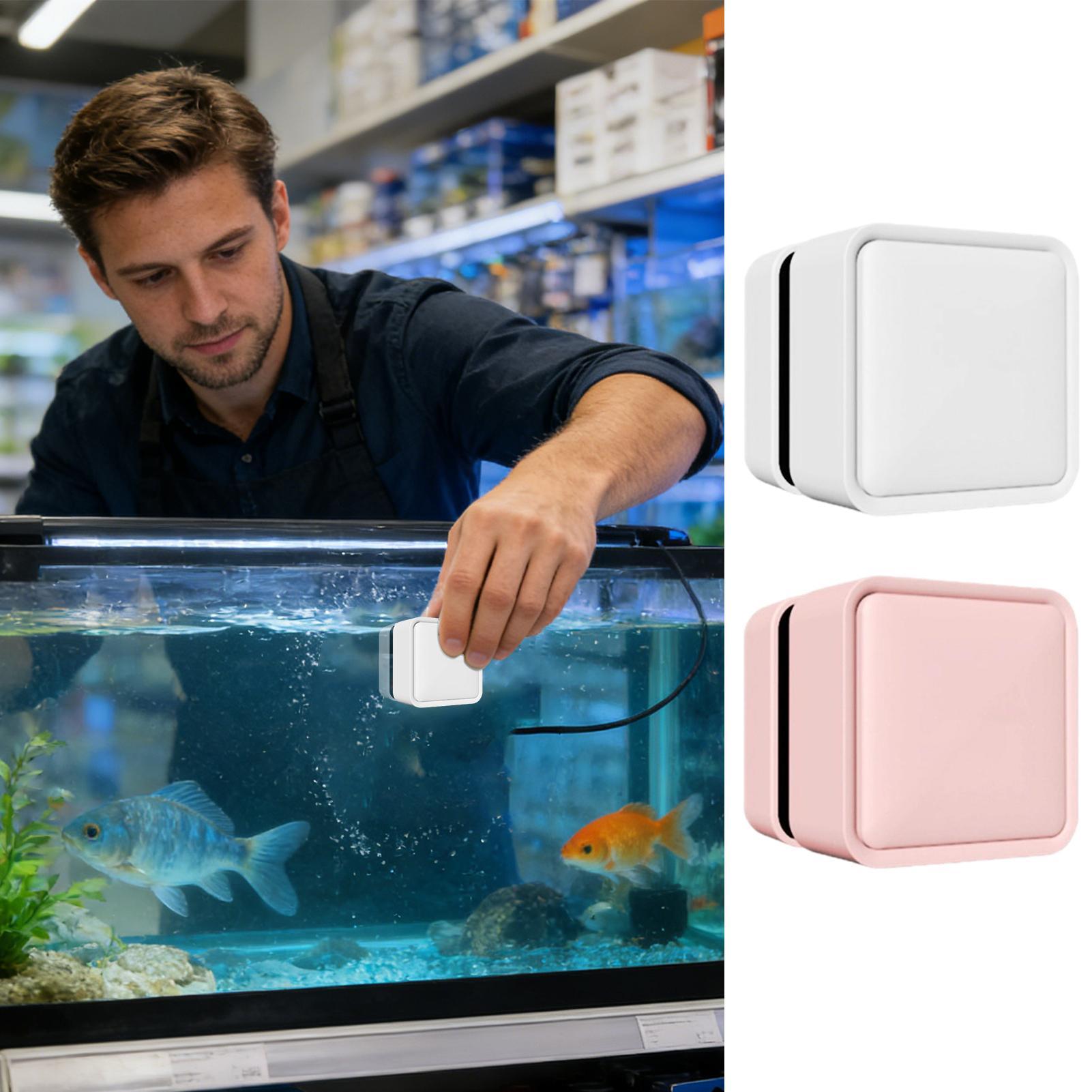 Magnetic Fish Tank Cleaner Dou - Marine Aquarium Glass Scraper บทวิจารณ์และราคา