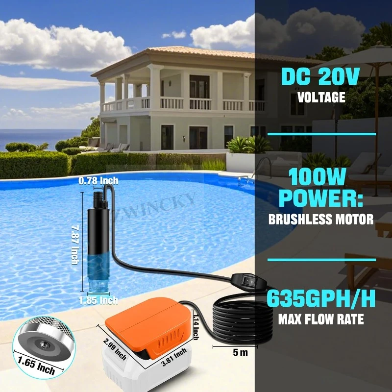 Portable Water Transfer Pump f - Marine Aquarium Equipment บทวิจารณ์และราคา
