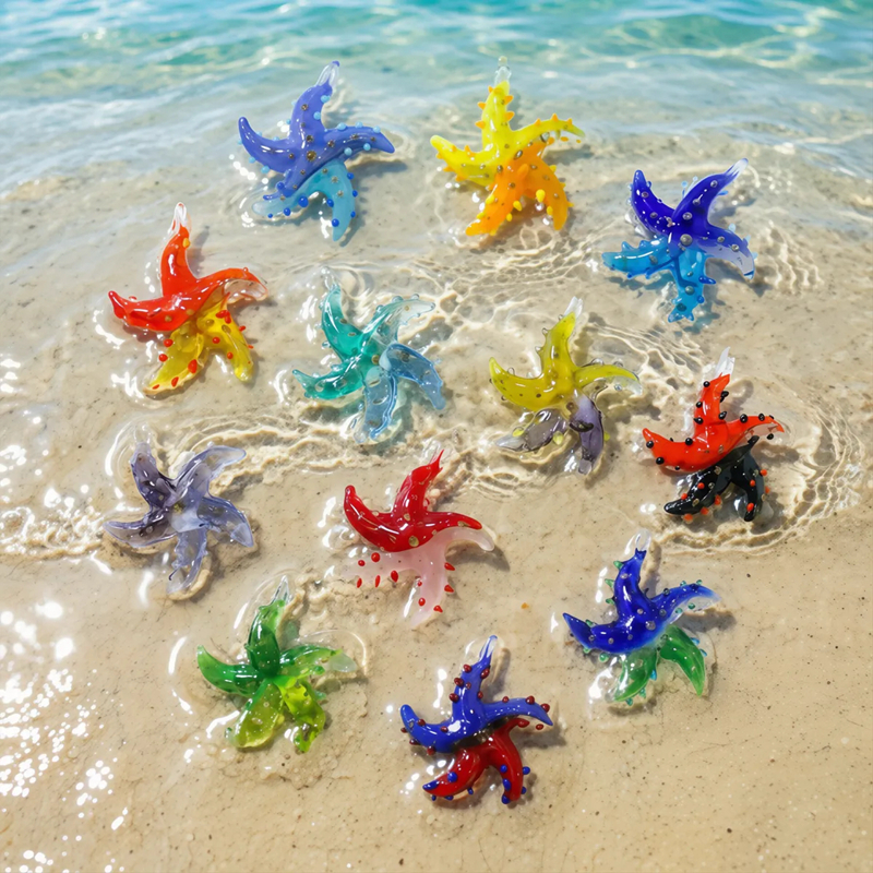 Mini Glass Starfish Pendant Co - Marine Life Aquariums บทวิจารณ์และราคา