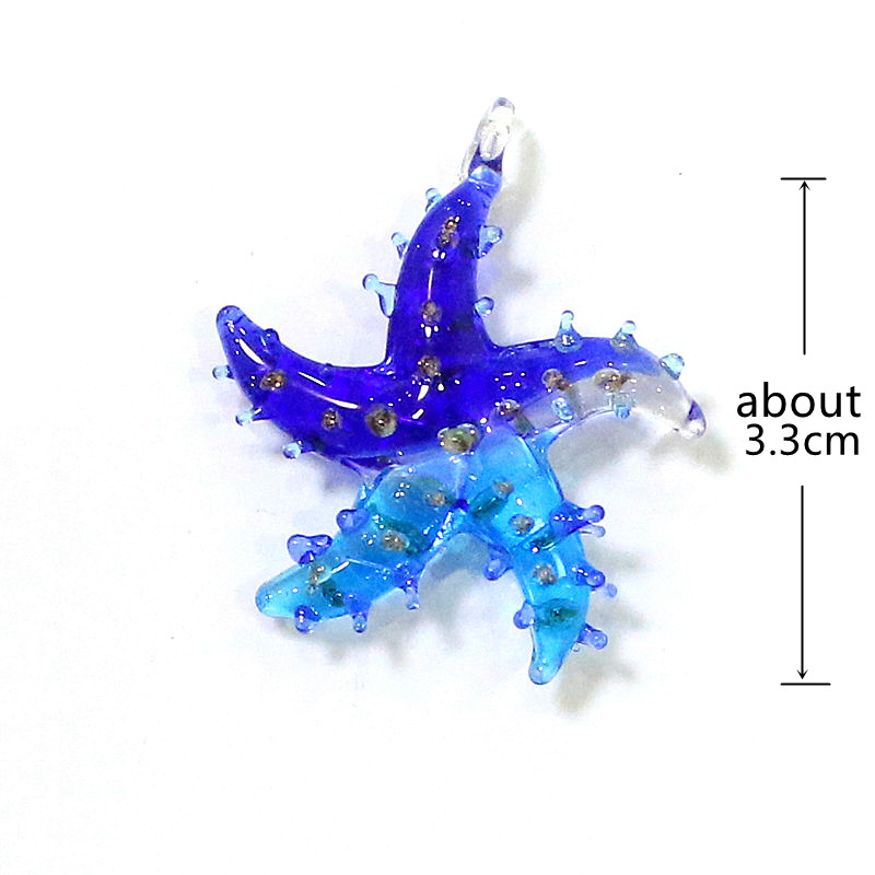 Mini Glass Starfish Pendant Co - Marine Life Aquariums บทวิจารณ์และราคา