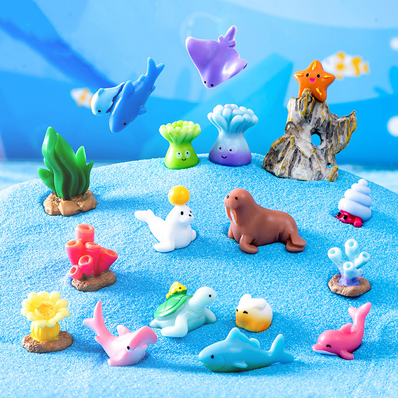 Mini Ocean Marine Set Model Se - Marine Life Aquariums บทวิจารณ์และราคา