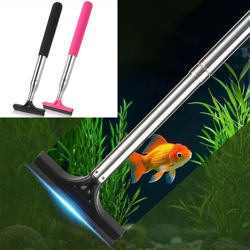 Retractable Aquarium Cleaning  - Marine Aquarium Glass Scraper บทวิจารณ์และราคา