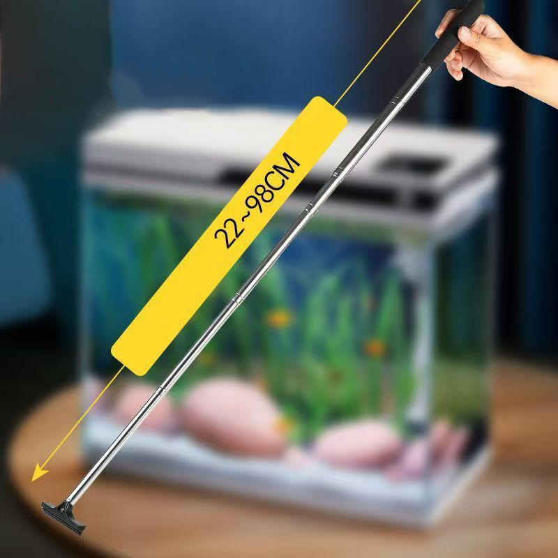 Retractable Aquarium Cleaning  - Marine Aquarium Glass Scraper บทวิจารณ์และราคา