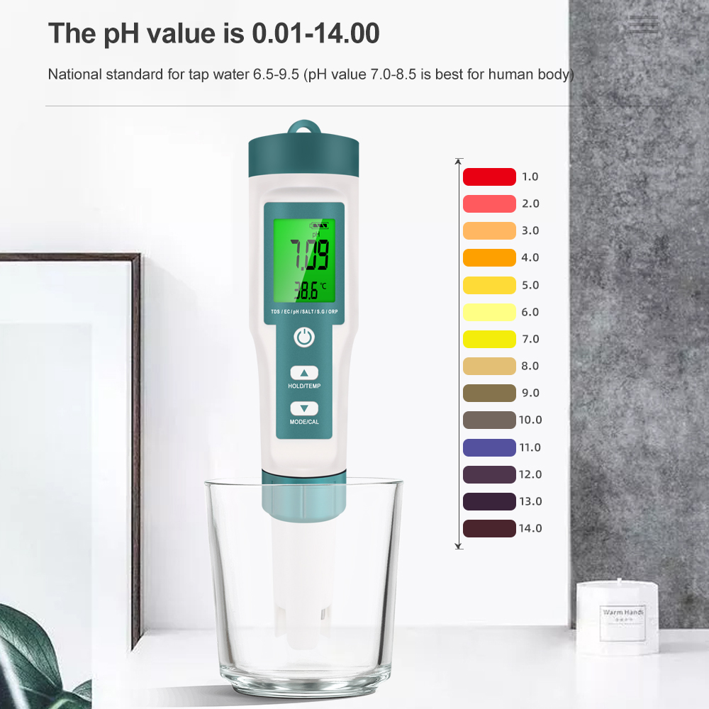 7 in 1 PH TDS EC ORP Salinity  - Marine Aquarium Water Analyzer บทวิจารณ์และราคา