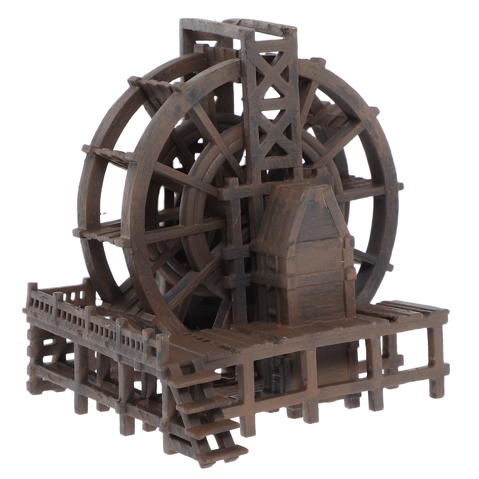 Miniature Water Wheel Ornament - Marine Aquarium Water บทวิจารณ์และราคา