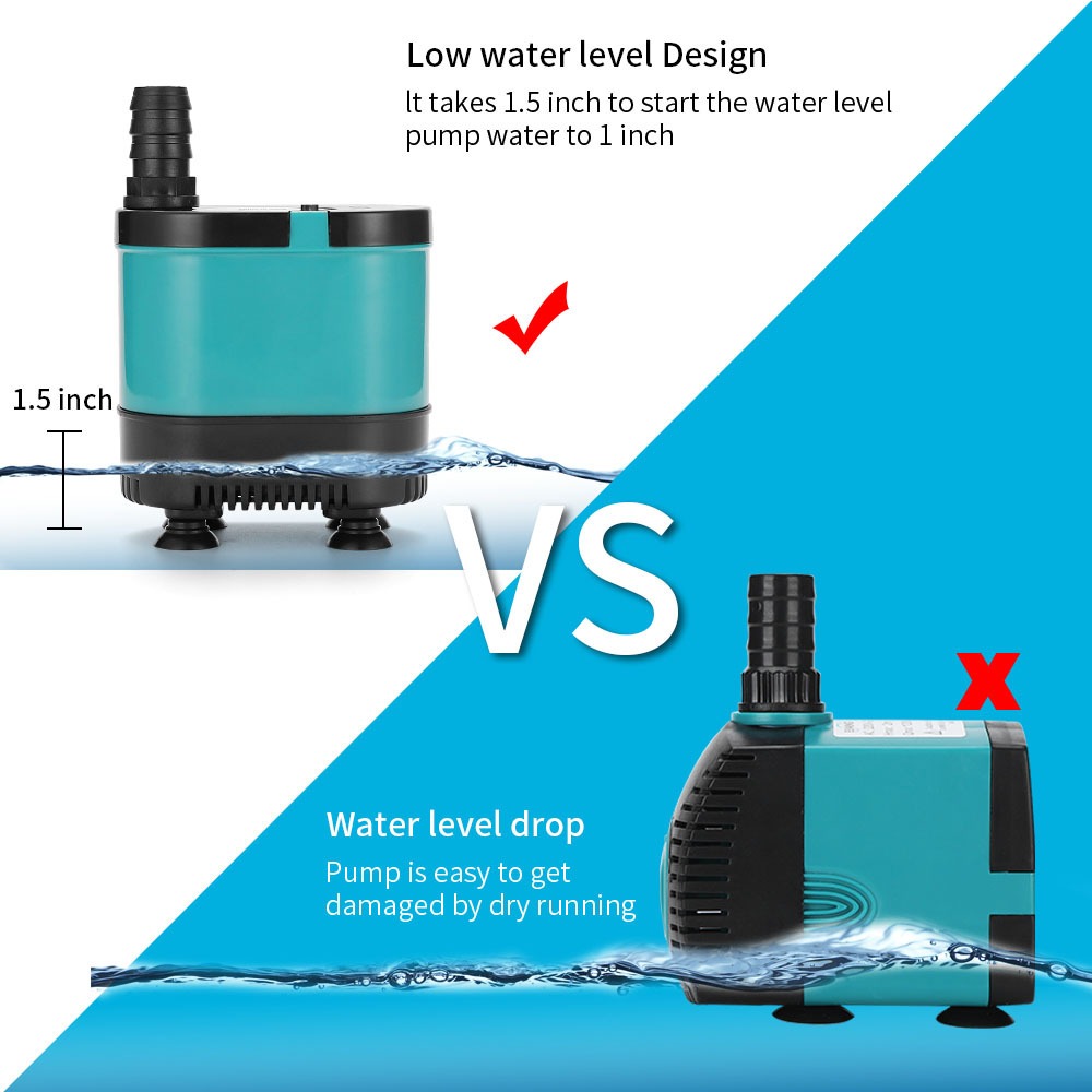 Ultra-quiet Submersible Circul - Marine Aquarium Water บทวิจารณ์และราคา