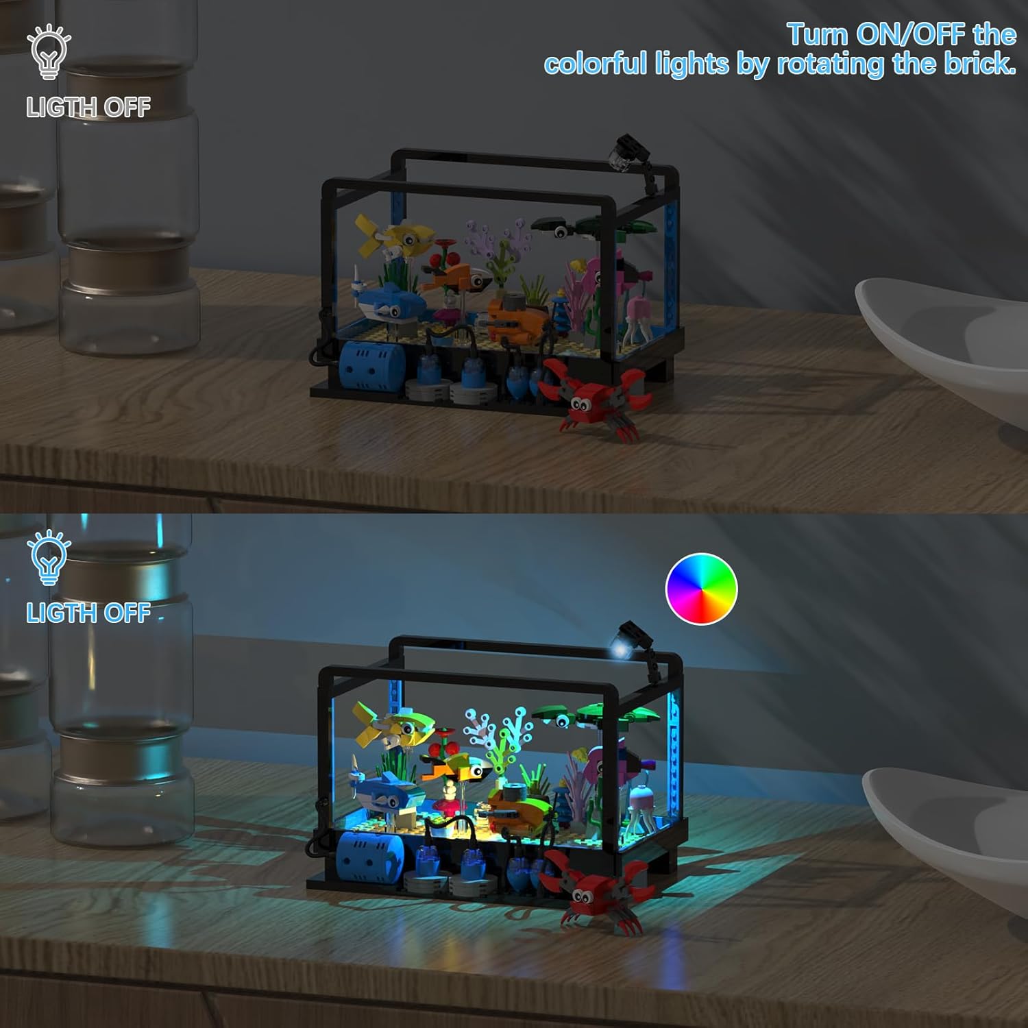 Fish Tank Building Block Set,  - Marine Life Aquariums บทวิจารณ์และราคา
