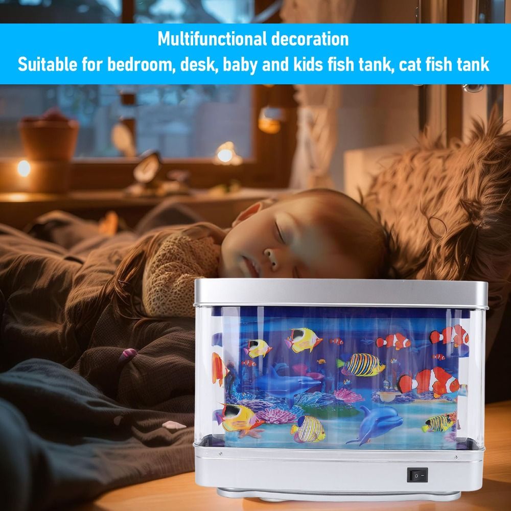Decorative LED Fake Fish Tank  - Marine Life Aquariums บทวิจารณ์และราคา