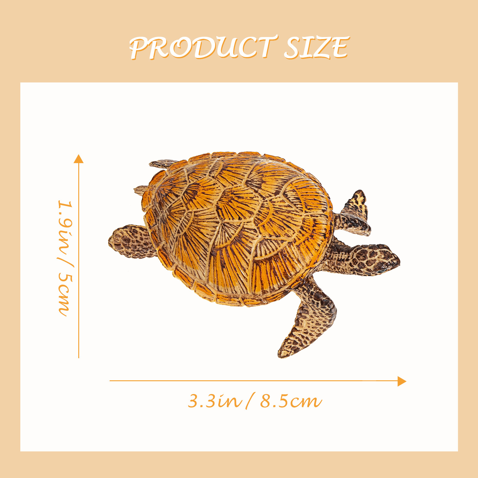 2Pcs Realistic Turtle Sculptur - Marine Life Aquariums บทวิจารณ์และราคา