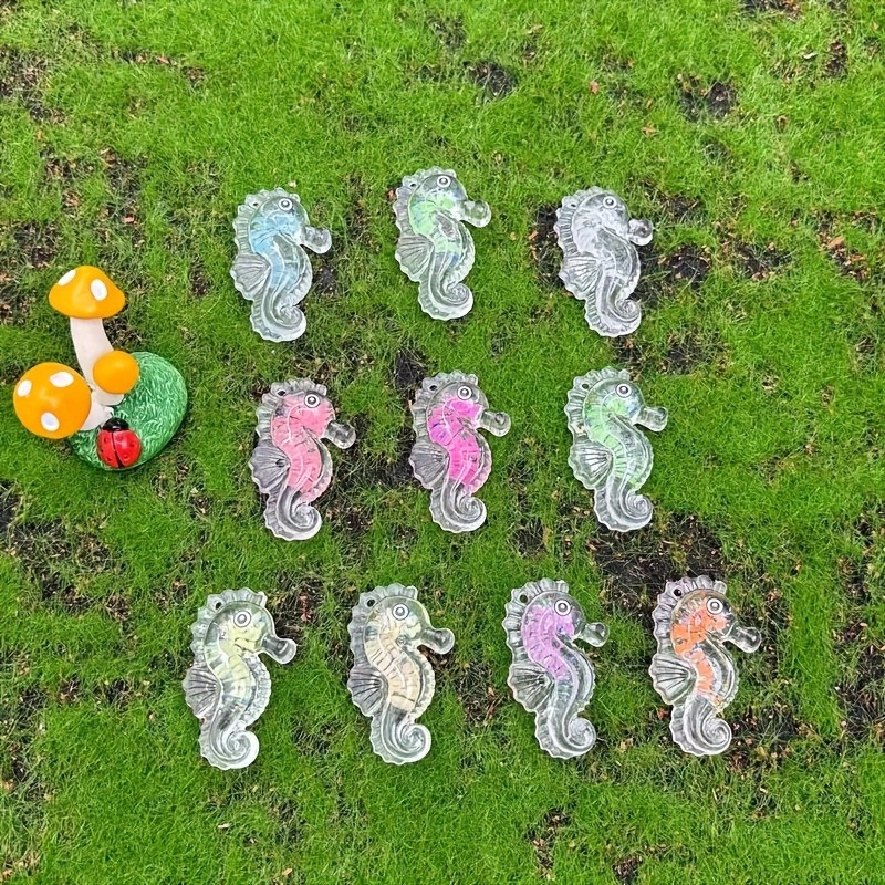 20Pcs Fluorescent seahorse mar - Marine Life Aquariums บทวิจารณ์และราคา