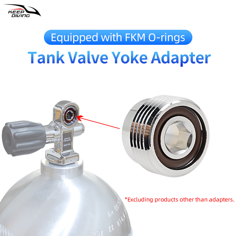 1Pcs DIN to Yoke Adapter Scuba - Marine Aquarium Equipment บทวิจารณ์และราคา