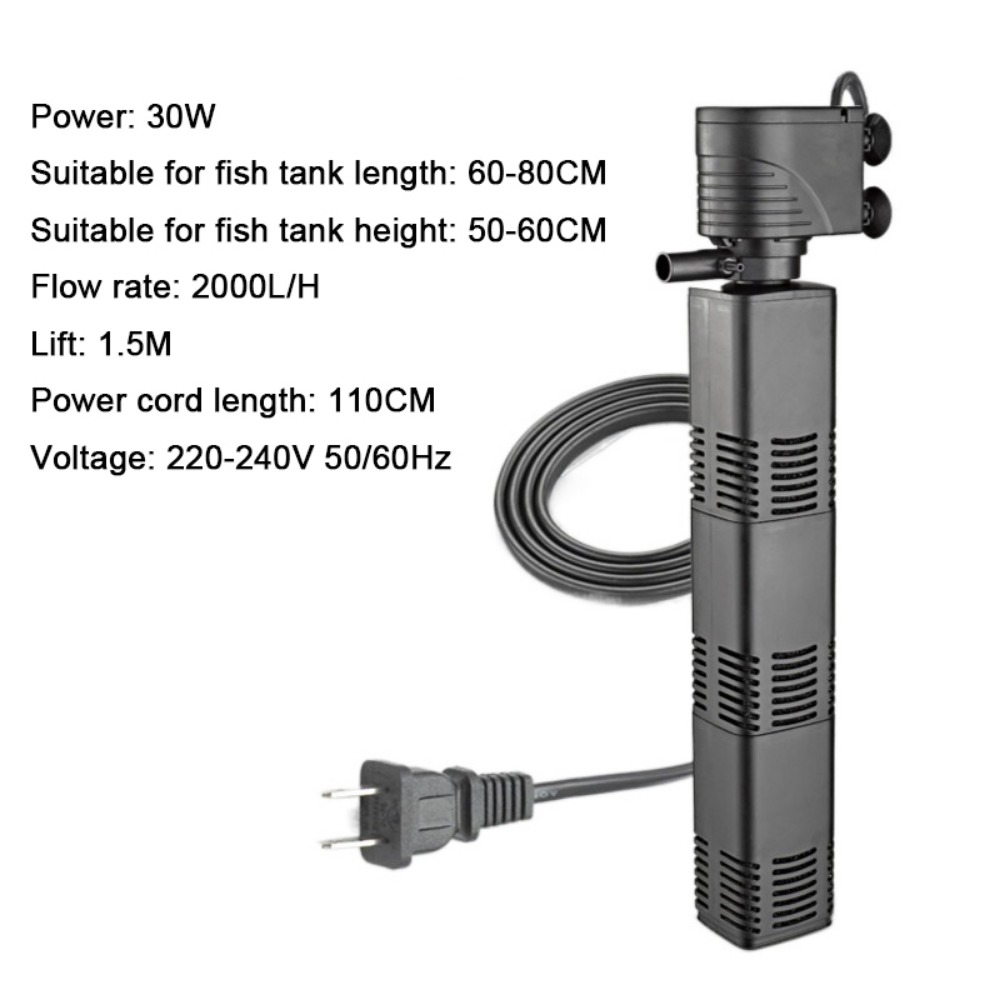 Plastic 3 in 1 Fish Tank Filte - Marine Aquarium Equipment บทวิจารณ์และราคา