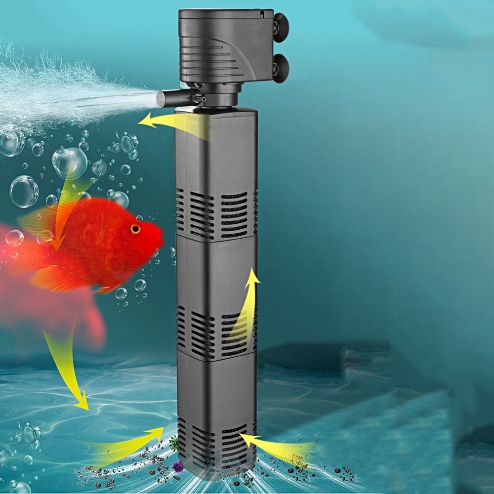 Plastic 3 in 1 Fish Tank Filte - Marine Aquarium Equipment บทวิจารณ์และราคา