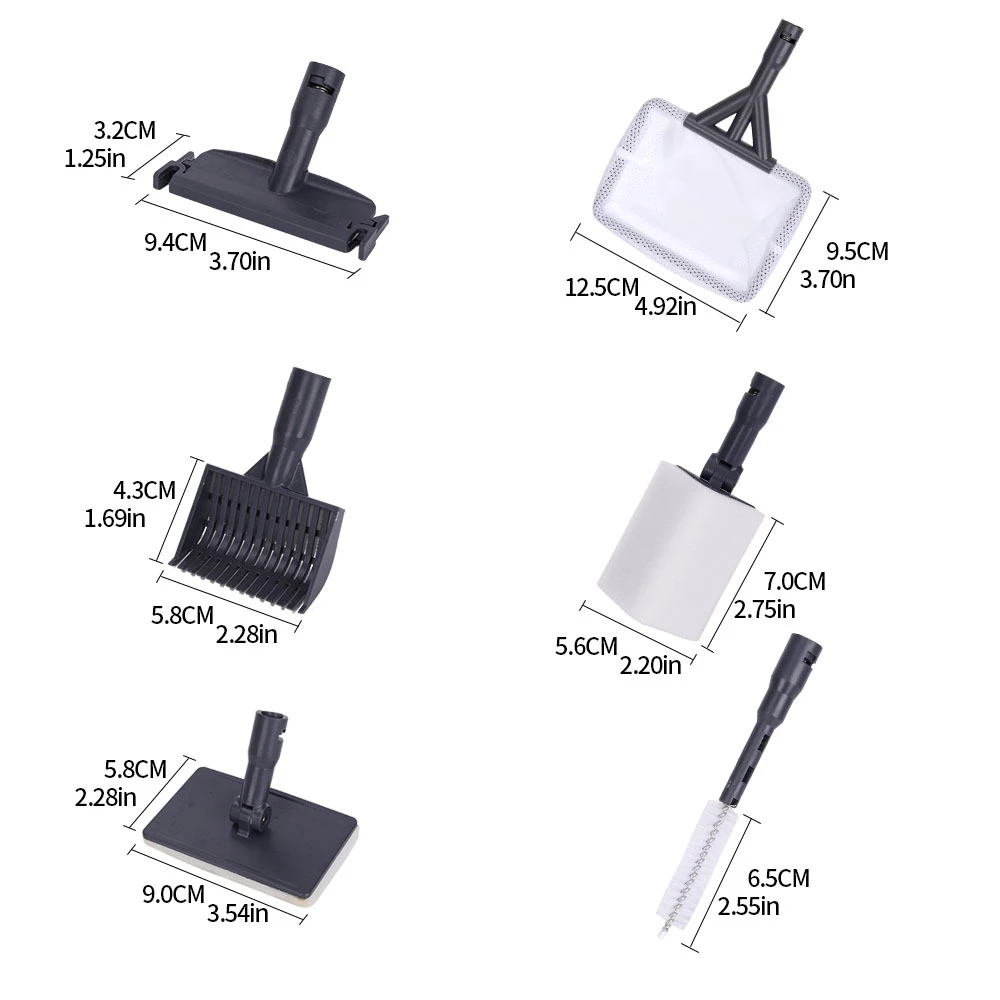 6 in 1 Aquarium Cleaning Tools - Marine Aquarium Glass Scraper บทวิจารณ์และราคา