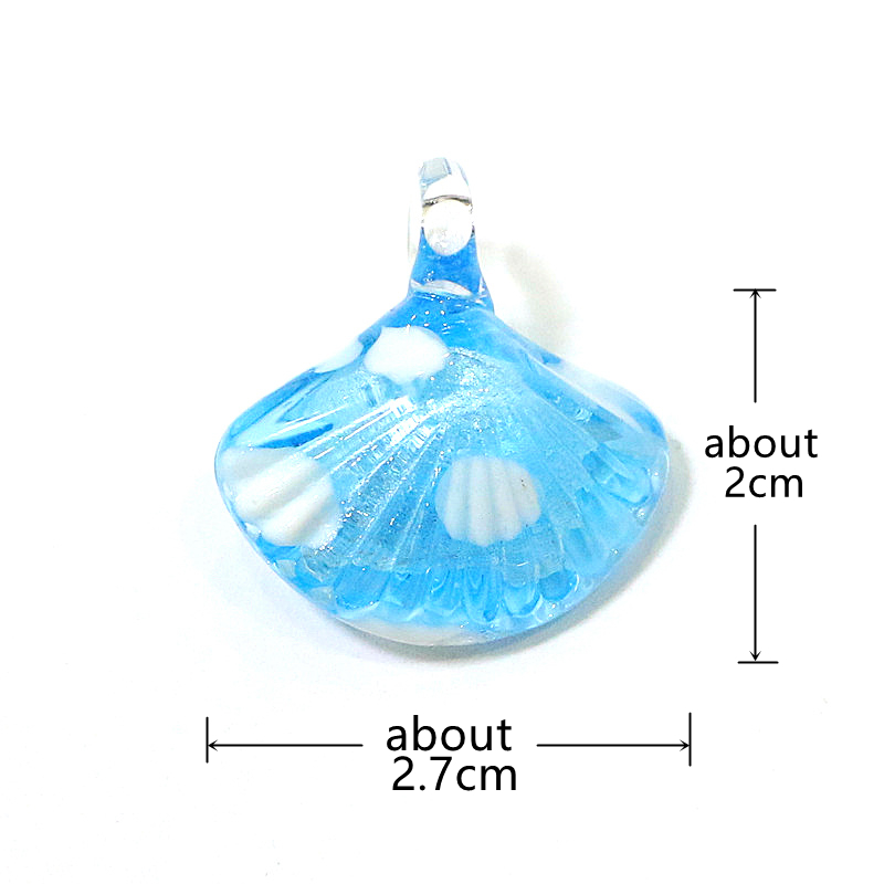 Colorful Mini Sea Shell Charm  - Marine Life Aquariums บทวิจารณ์และราคา