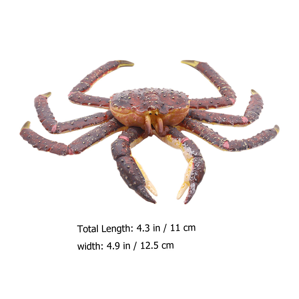 1Pcs Realistic Crab Sculpture  - Marine Life Aquariums บทวิจารณ์และราคา