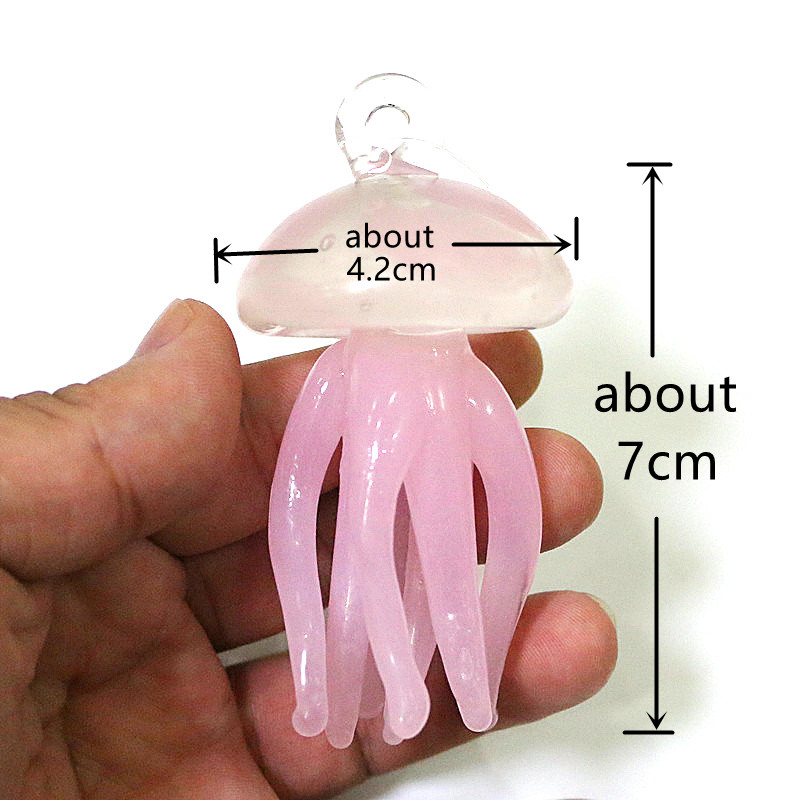 Pink Jellyfish Glass Pendant C - Marine Life Aquariums บทวิจารณ์และราคา