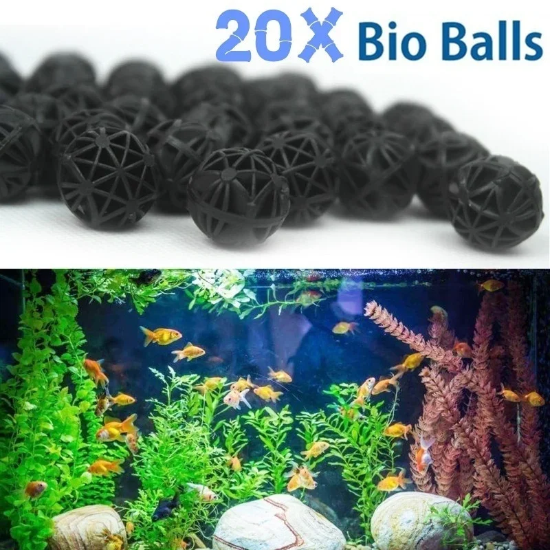 20Pcs 16mm Aquarium Filter Bio - Marine Aquarium Water บทวิจารณ์และราคา