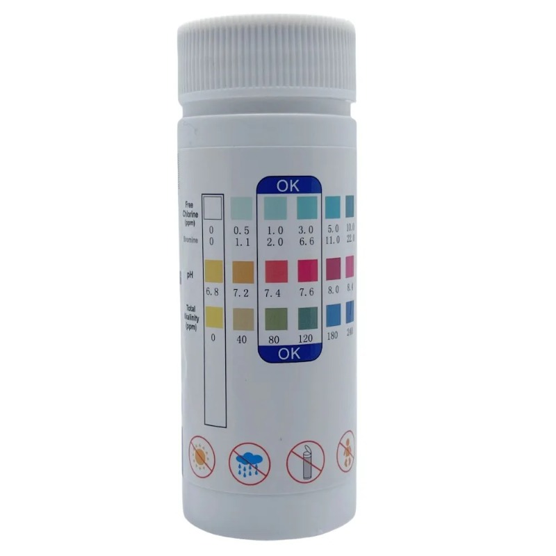 Chlorine PH Test Strips SPA Sw - Marine Aquarium Water Analyzer บทวิจารณ์และราคา