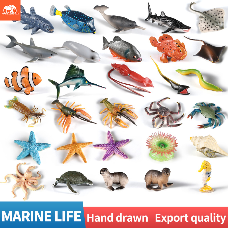 Sea Life Animal Action Figures - Marine Life Aquariums บทวิจารณ์และราคา