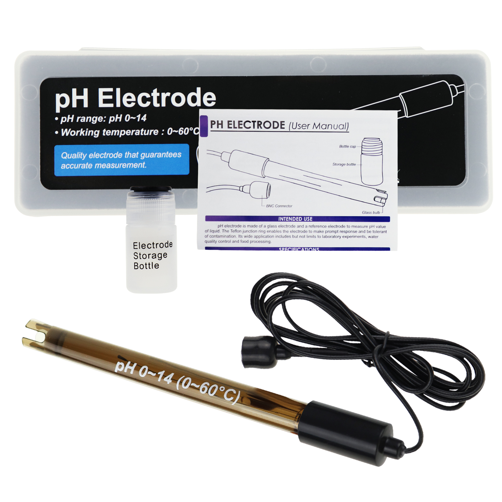 Ph Meter Ph Sonde Pool BNC Typ - Marine Aquarium Water Analyzer บทวิจารณ์และราคา
