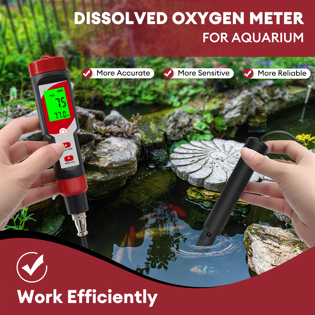 Dissolved Oxygen Meter for wat - Marine Aquarium Water Analyzer บทวิจารณ์และราคา